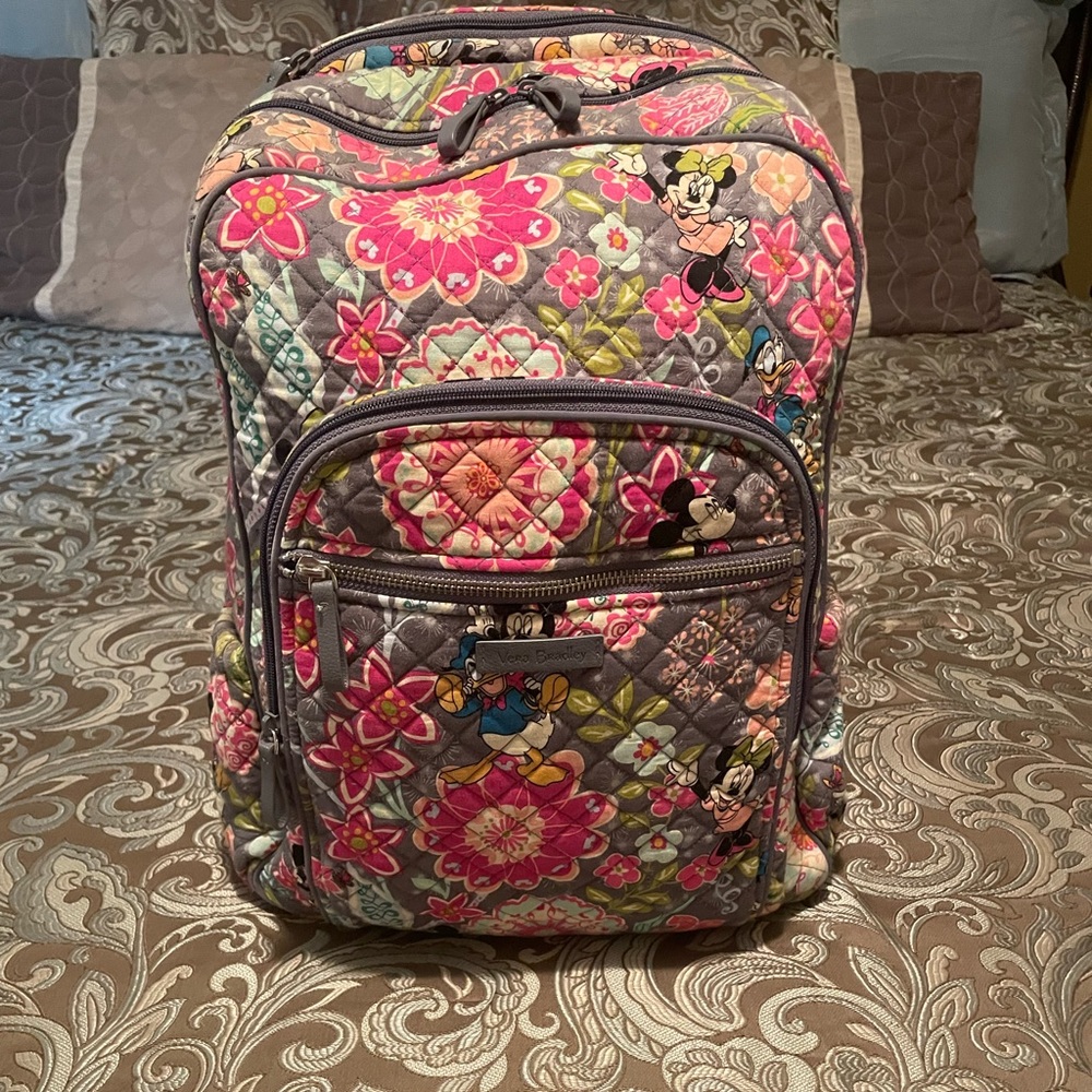 Vera Bradley Disney print backpack with laptop pocket